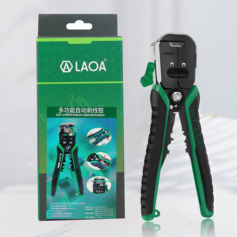 LAOA Automatic Wire Stripping Multifunction Professional Electrical Wire Stripper Cable stripping Tools
