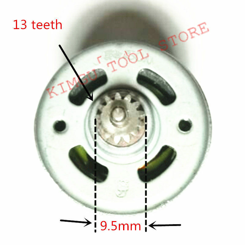 Motor de taladro de 13 dientes, reemplazo para BOSCH GSR14.4-2-LI PSR 14,4 li-2 PSR14.4LI-2 GSR 14,4-2-li, 13 dientes, 14,4 V