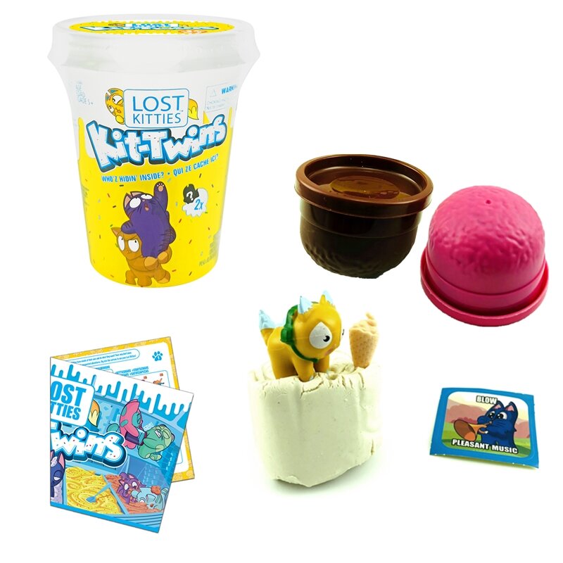 Jouets surprenants pour enfants, boîte à lait perdu chaton mignon, jouets en forme de poudreuse, cadeaux de noël, nouveau offres spéciales