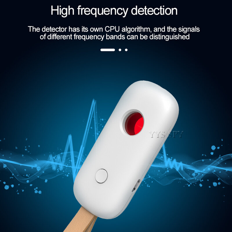 Draagbare Anti Spy Detector Rf Signaal Gsm Bug Gps Tracker Radio Scanner Verborgen Camaras Espia Camara Eavedropping Apparaat Finder