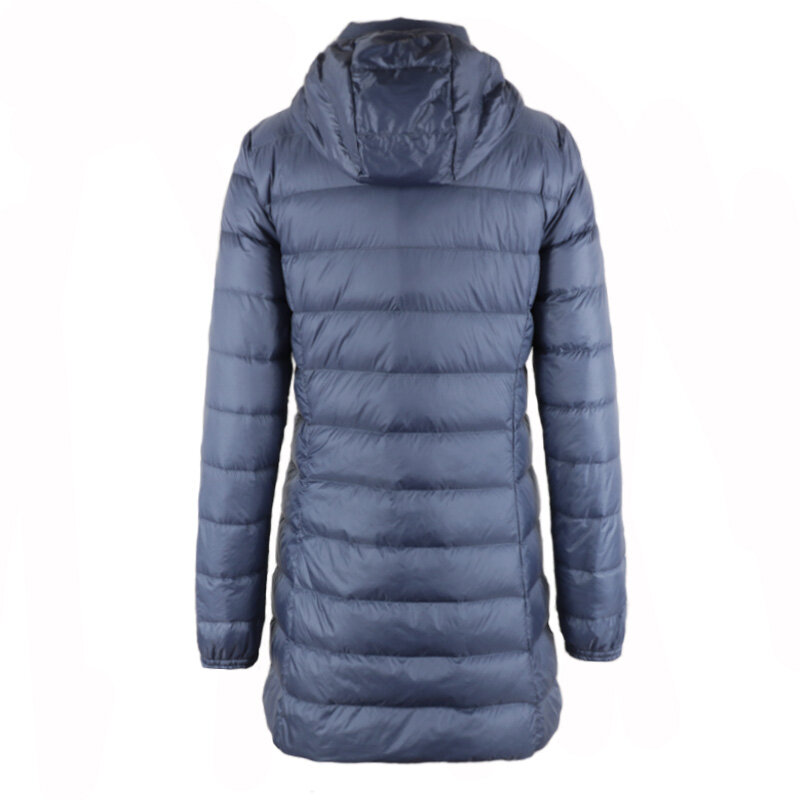 NewBang-abrigo largo con capucha para mujer, chaqueta de plumón desmontable, ultraligera, cálida, de invierno, 8XL, 7XL