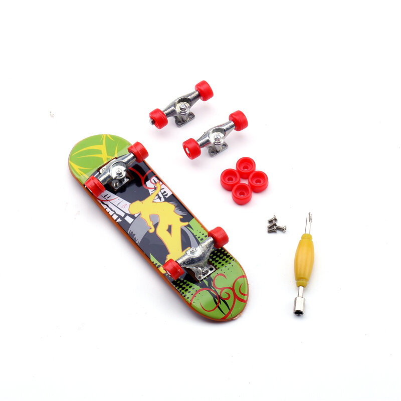 Speelgoed Accessoires Vinger Skateboard Onderdelen Vinger Scooter Extra Onderdelen Schroevendraaier/Metalen Beugel/Wiel