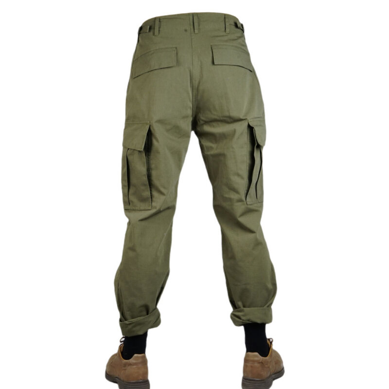 Pantalon TCU de la seconde guerre mondiale, uniforme de parachutiste, vert de l'armée
