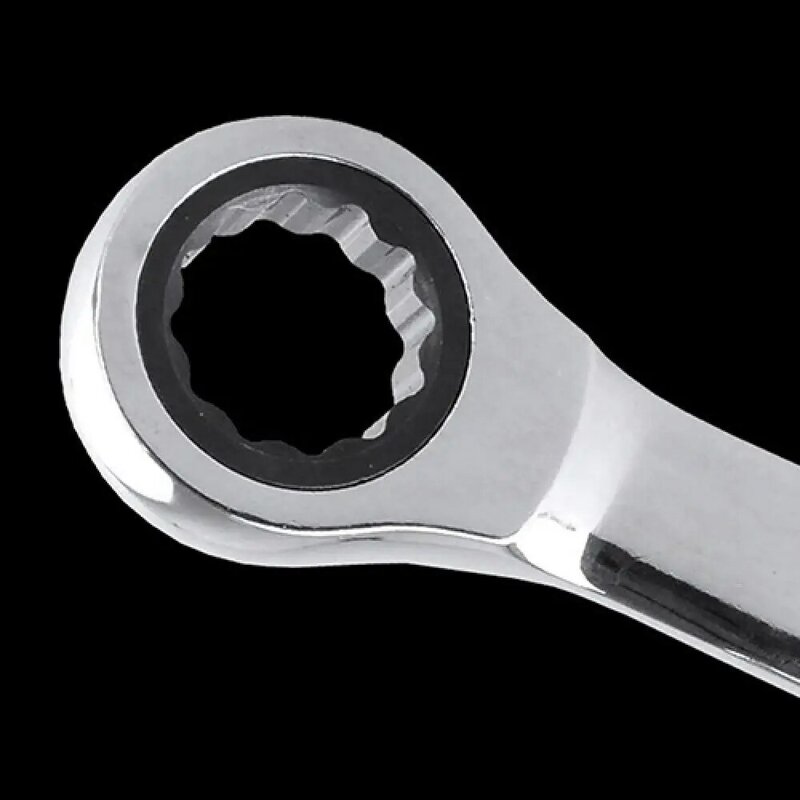Nowy 8mm-19mm odwracalny klucz zapadkowy klucz nasadowy narzędzie do nakrętek garaż narzędzia ręczne DIY