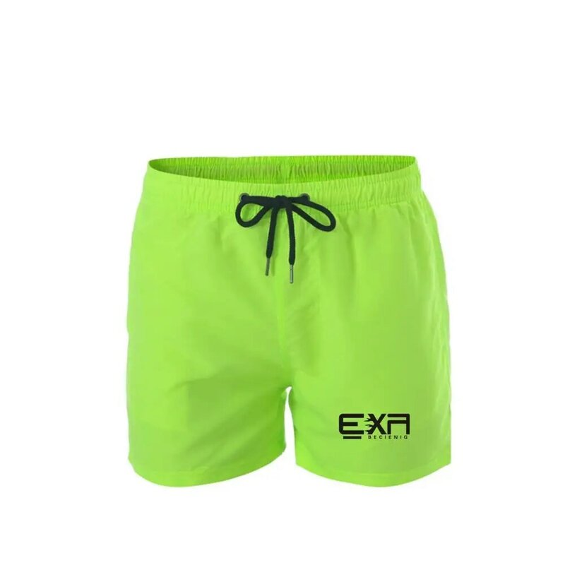Summer men beach surfboard shorts brand print breathable beachwear shorts men's swimming trunks Intranet mens swim short pants