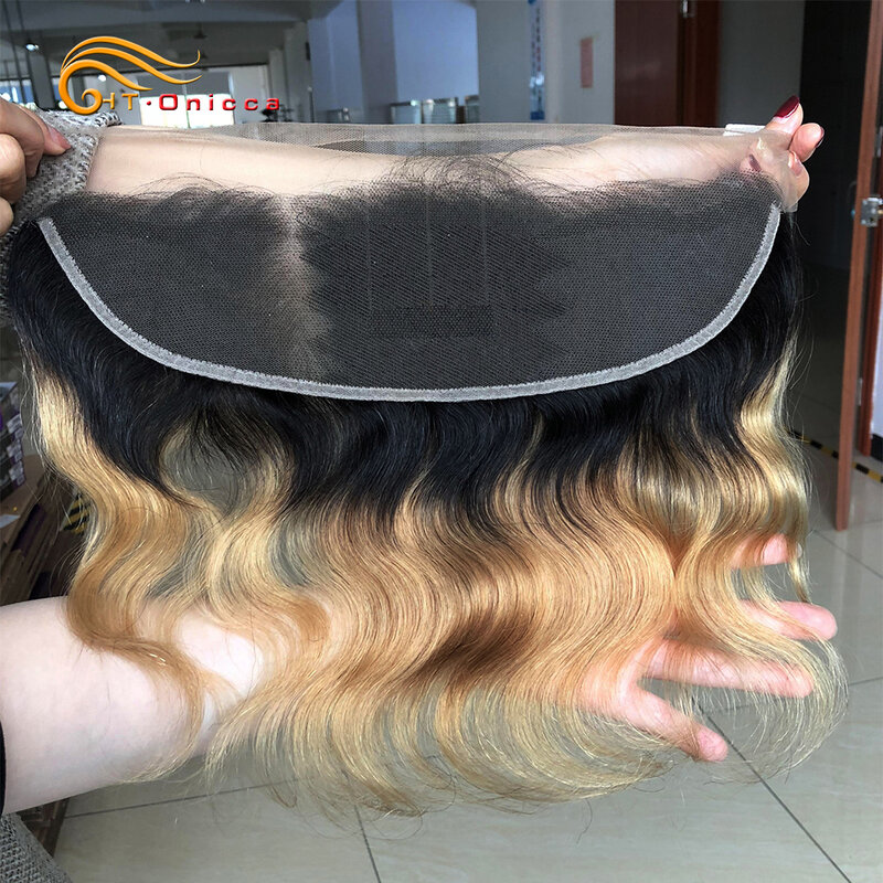 Бразильские волосы Htonicca, 8 дюймов, застежка из человеческих волос 4x4 13x4, фронтальная кружевная застежка, естественный цвет, фронтальная волна