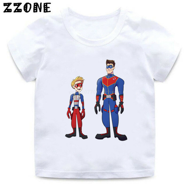 T-shirt imprimé Henry Danger pour enfant, vêtement d'été à manches courtes, décontracté et humoristique, pour bébé garçon et fille, HKP2308