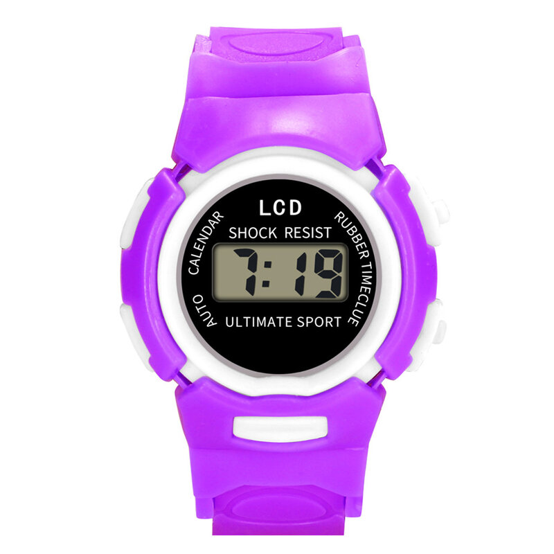 Gorąca sprzedaż wodoodporny zegarek dla dzieci chłopcy dziewczęta LED sportowe cyfrowe zegarki zegarek z gumy silikonowej dzieci Casual zegarek prezent relogio