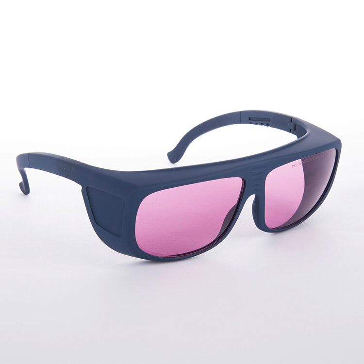 755nm 808 810 820 830 850nm Laser Kacamata Safety dengan O. D 4 + Ce Bersertifikat Bingkai Besar Lebih dari Kacamata Normal