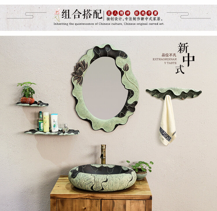 Neue Chinesische Kunst Kreative Personalisierte Handtuch Rack Wand Hängen Bad Bad Haken Dekoration Lagerung Rack
