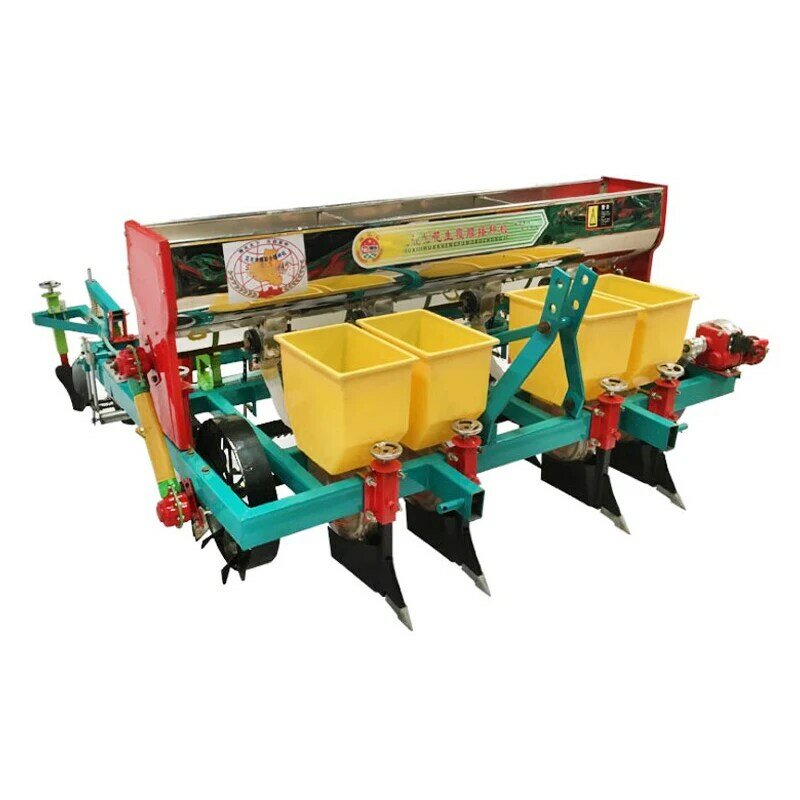 Tractor de cuatro ruedas de 30Hp a 70Hp, accesorios para laminar semillas de soja, cacahuete, maíz, máquina de película perforada, siembra de precisión