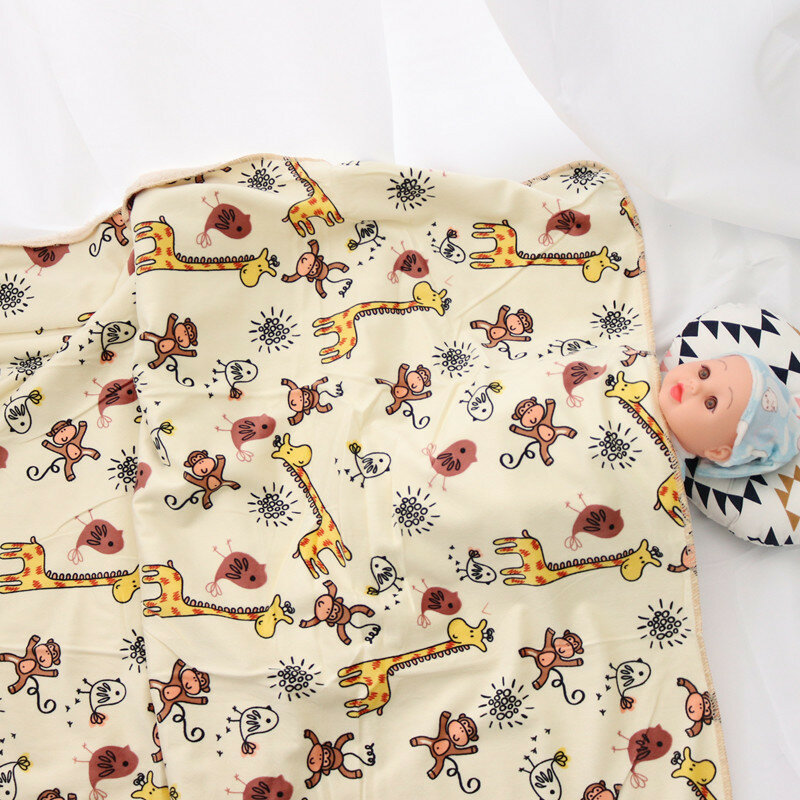 Утолщенное детское одеяло, пушистая флисовая пеленка для новорожденных, Мультяшные одеяла для детской коляски, детское одеяло Minky, постельное белье