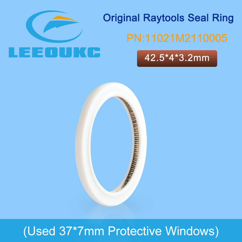 Оригинальное уплотнительное кольцо LEEOUKC Raytools 42,5x4x3,2 мм 11021M2110005 для волоконной лазерной режущей головки Raytools Bm114S BM115 37x7 мм линза