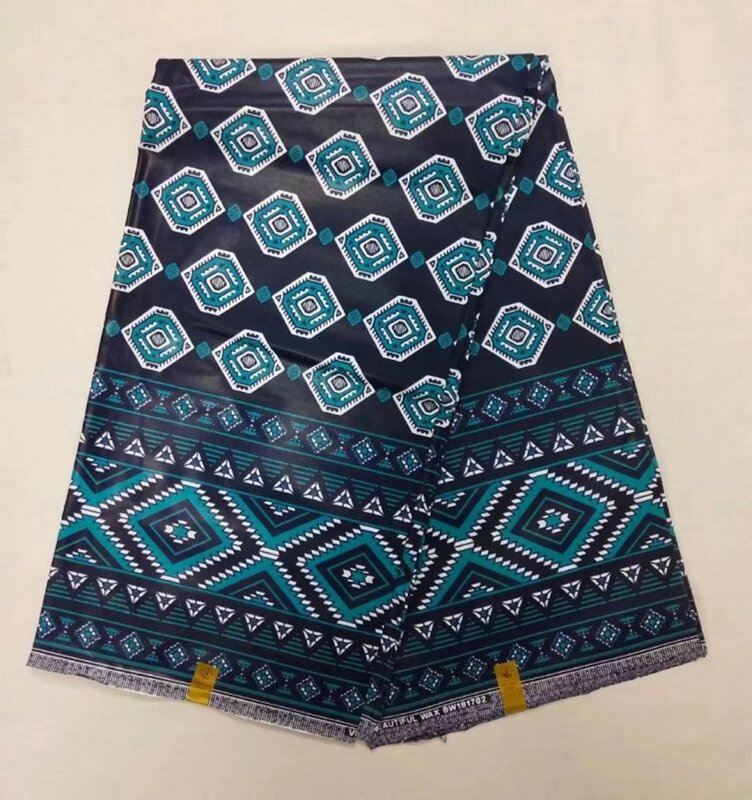 Tessuti di Ankara con stampa a cera africana 100% cotone stile nigeriano garantito vera cera JAVA per abiti TT01
