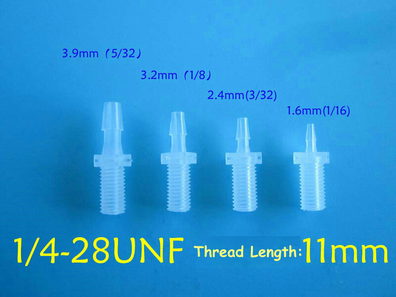 1Pc Luer to Thread fitting - Male thread 1/4"-28UNF