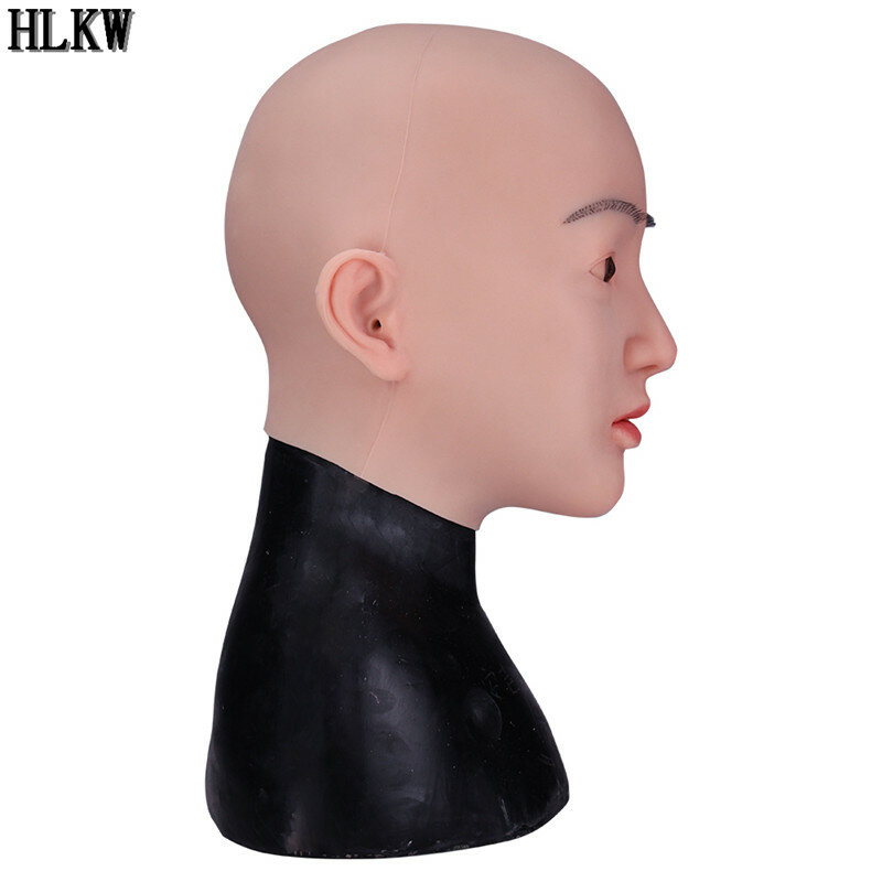 2020 New Transgender Soft Shy Girl Clare Style Silicone Head Face Male to Female Cosplay Costumes for Crossdresser shemale