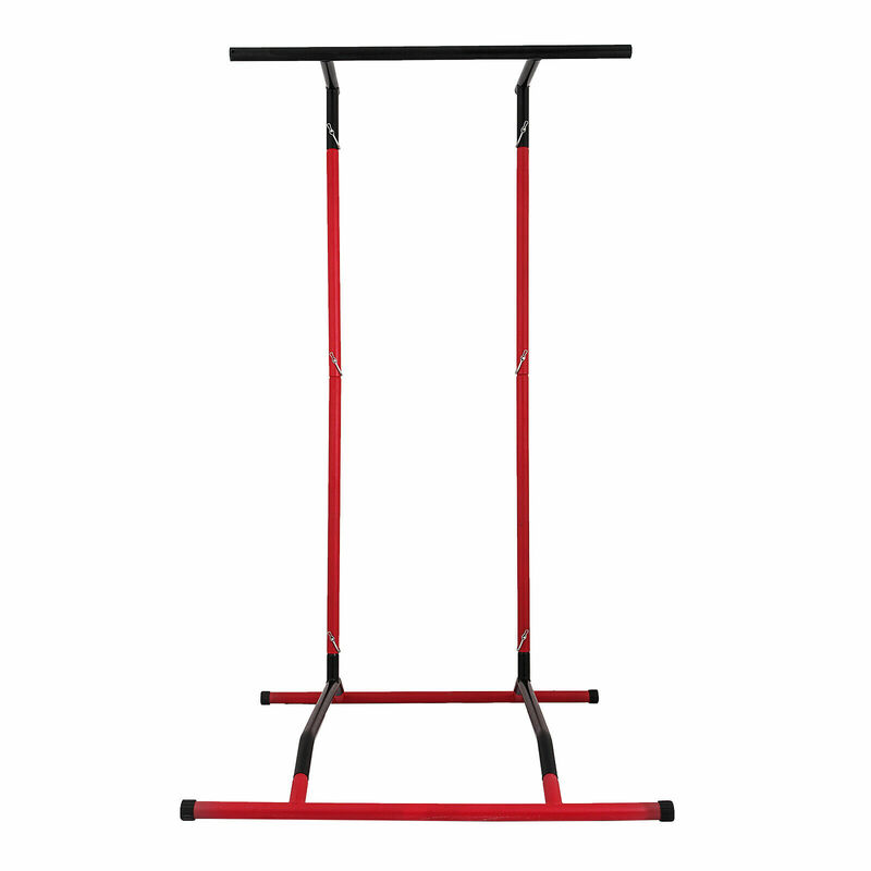 Portable Pull Up Dip Station Gym Bar Power Tower Workout Stand Equipment PRO