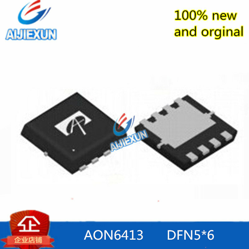 MOSFET 30V p-channel AON6413 DFN5 * 6, 10 pièces, nouveau et original, grand stock, 100%