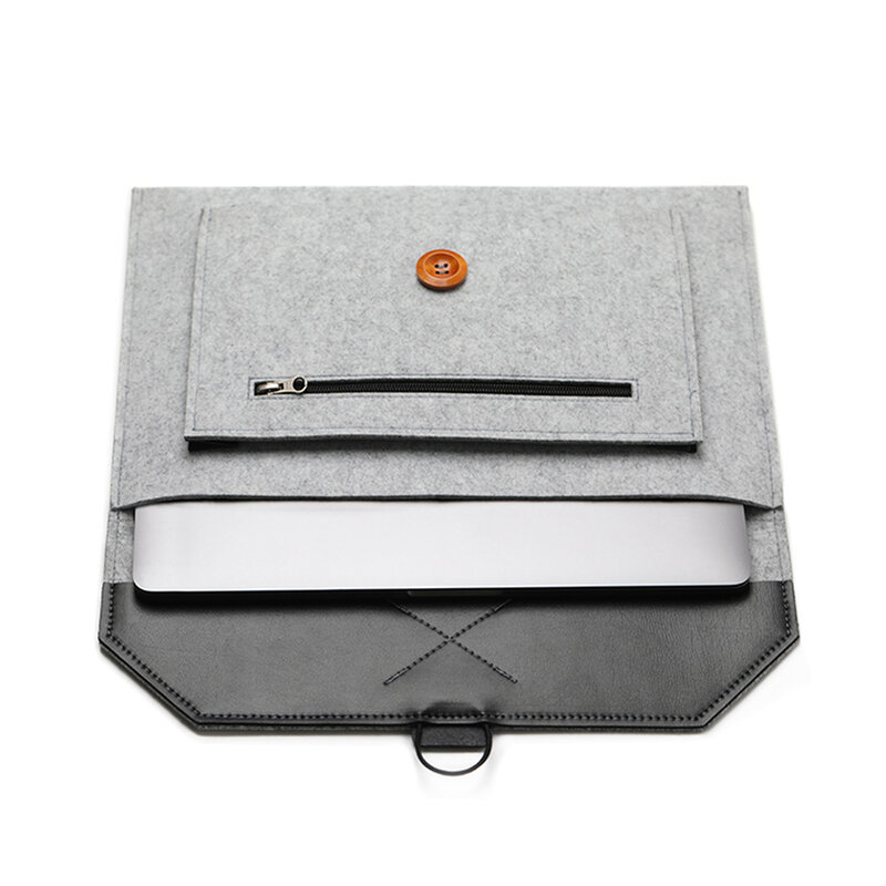 11.6/13/14/15 "Laptop Sleeve Vilt Ultralight Notebook Tablet Pad Case Multi-Pocket Pouch bag Aktetassen Voor Apple Macbook/Asus