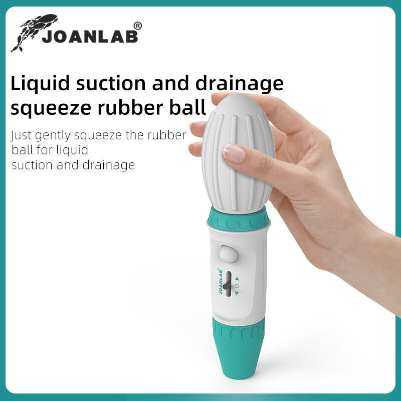 JOANLAB Pipette Pompe à pipette manuelle à grand volume Échantillonneur de laboratoire Fournitures d'équipement de laboratoire liquide Capacité: 0,1-100 ml