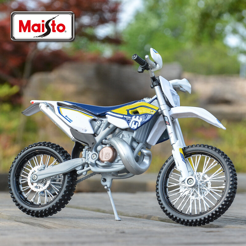 Maisto 1:12 Husqvarna FE 501 Die Cast Vehicles Collectible Hobbies Motorcycle Model Toys