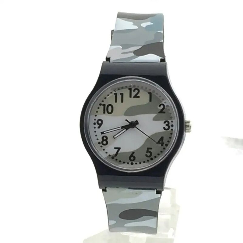 Reloj de pulsera de cuarzo de camuflaje para niños y niñas, relojes deportivos inteligentes para adolescentes, regalos para estudiantes
