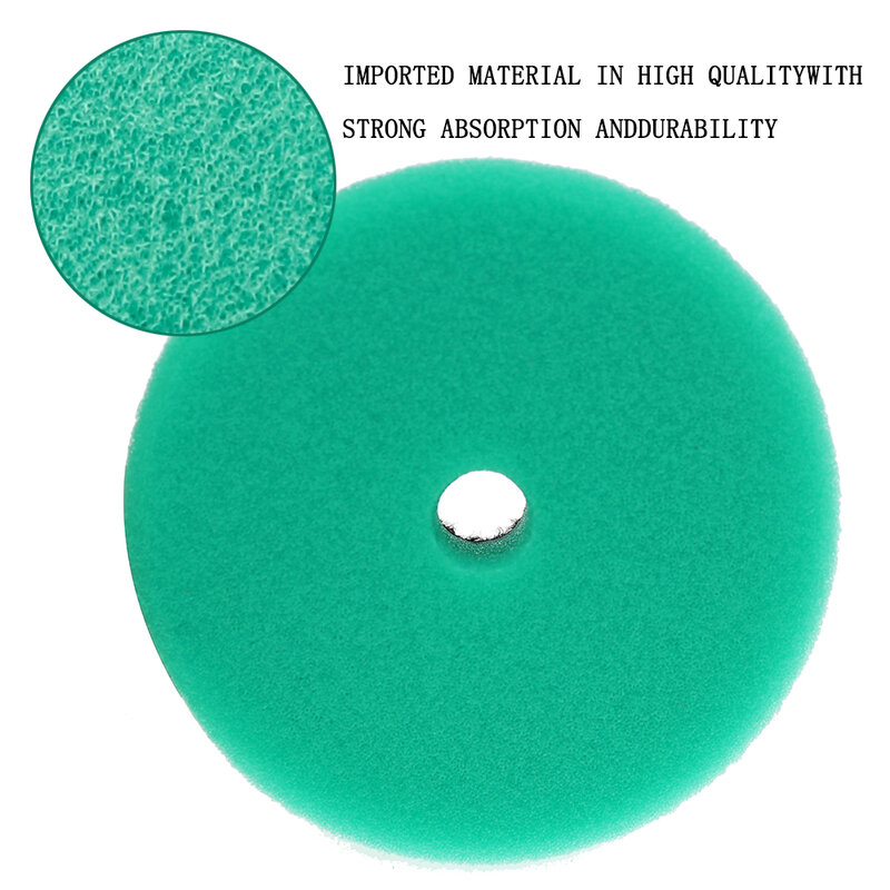 3 zoll hohe qualität bevel runde ecke schwamm polieren rad, verwendet für polieren und wachsen von fein teile schwamm polieren ball
