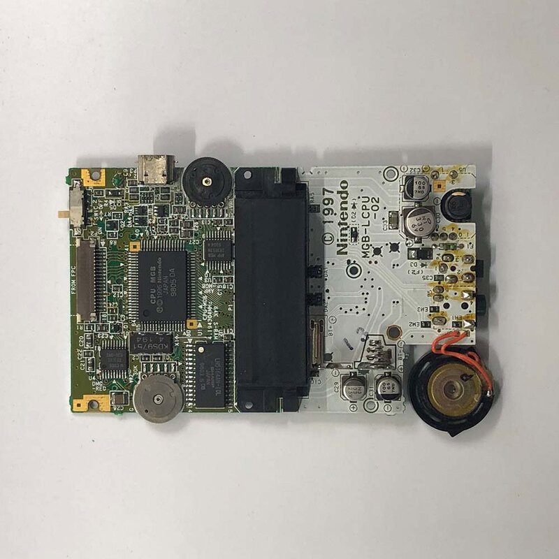 Substituição Mainboard para Nintendo Gameboy Console, Módulo PCB Circuit Board, Acessórios Motherboard Original, Tela Backlight