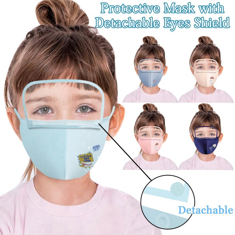 Cotton Mouth Maske Print Scarf Dustproof Breathable Kids Mouth Facemask Cover Respirator Antidust Máscara facial Cubrebocas