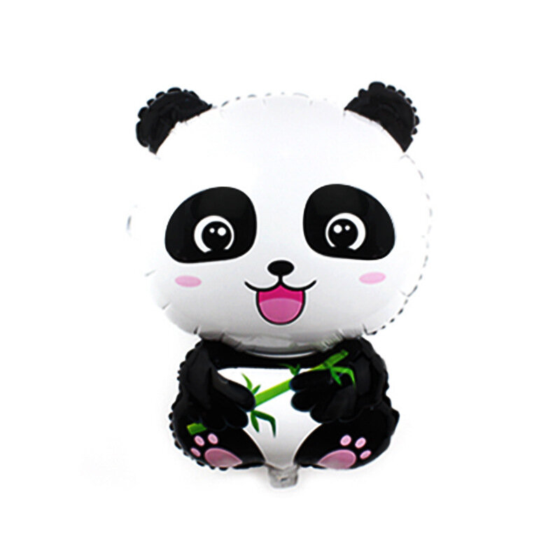 Decorazioni per feste a tema Panda forniture per bambini festa di compleanno Baby Shower Set di stoviglie usa e getta cannucce per striscioni di palloncini
