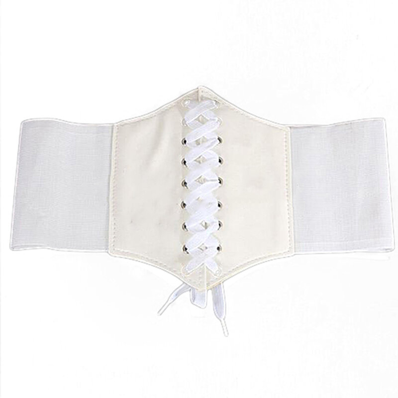 Cintura corsetto per donna moda femminile ecopelle vita larga cintura stretta corsetto cintura elastica in vita ремень женский