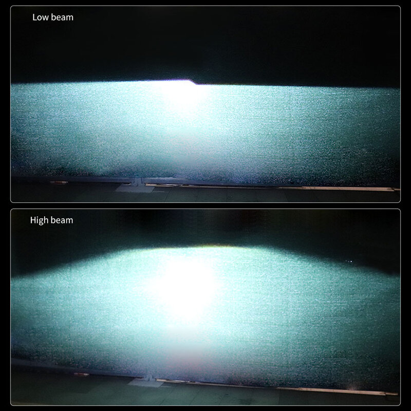 KAFOLEE lampu depan mobil Mini Xenon HID, lampu depan proyektor 1x2.5 inci lensa Retrofit H4 H7 H11 9005 H8