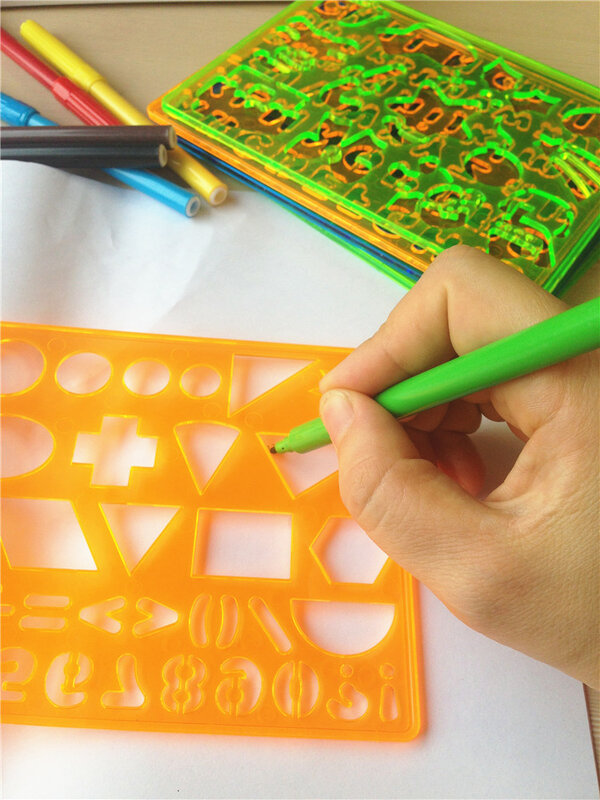 Kinder Malerei Werkzeuge Färbung Kindergarten Lernen Zu Ziehen Hand-gemalt Für Graffiti Färbung Vorlage Kunst Set 2021