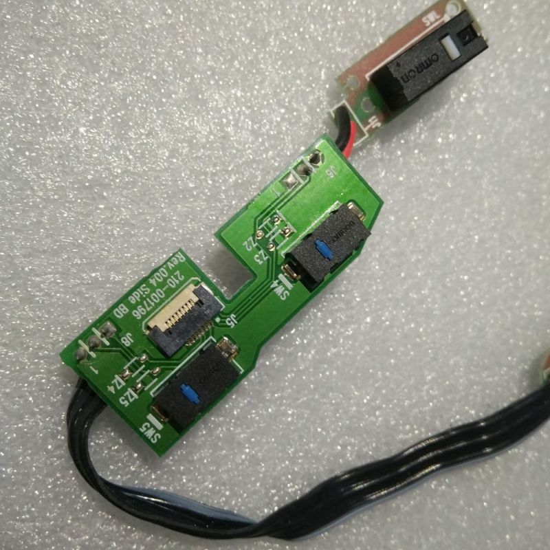 Placa de micro comutador para mouse logitech g603, placa com botão esquerdo e direito w8ed