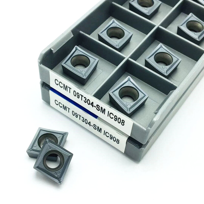 Cemented carbide insert CCMT09T304 SM IC907 CCMT09T308 SM IC907 IC908 internal turning tool CCMT 09T304 CCMT060204 CNC parts