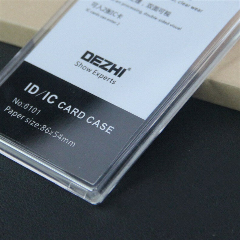 ID ผู้ถือบัตรพวงกุญแจอุปกรณ์เสริม Photocard ผู้ถือธุรกิจเครื่องเขียนผู้ถือคลิปอุปกรณ์สำนักงาน