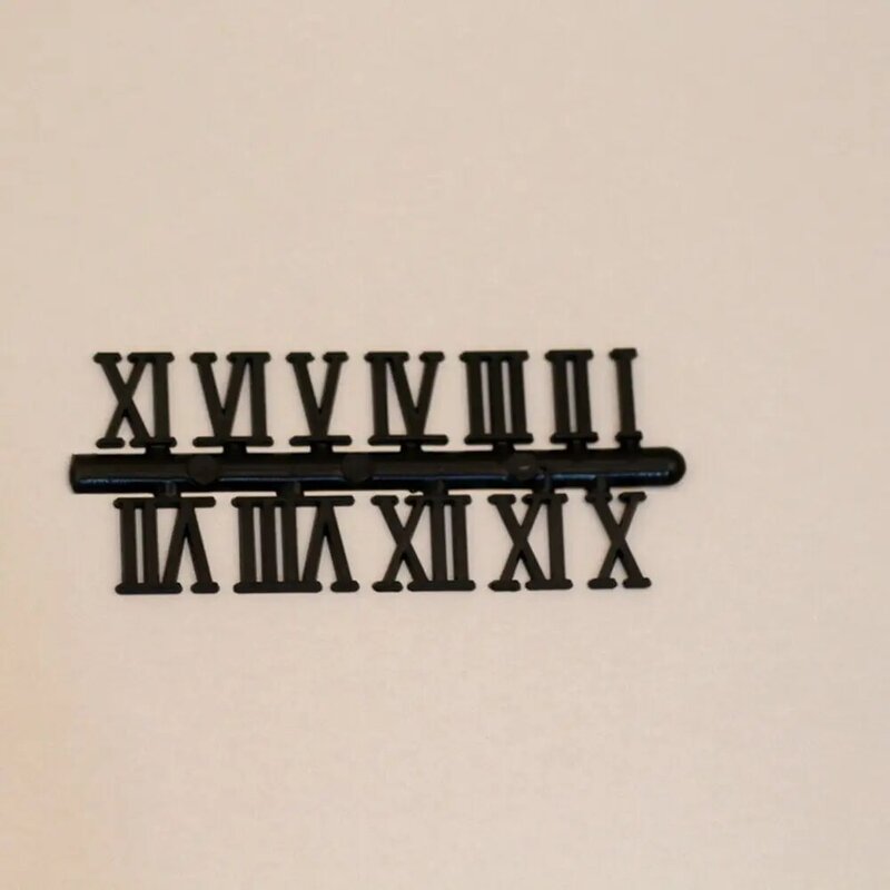 1 conjunto de quartzo relógio numerais acessórios número árabe numerais romanos peças relógio feito à mão material restaurar ferramentas reparo digital
