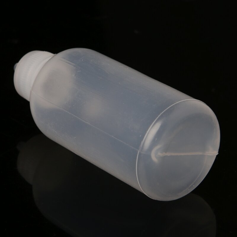 Botella dispensadora de resina para soldadura, 50ml, flujo líquido con 1 aguja