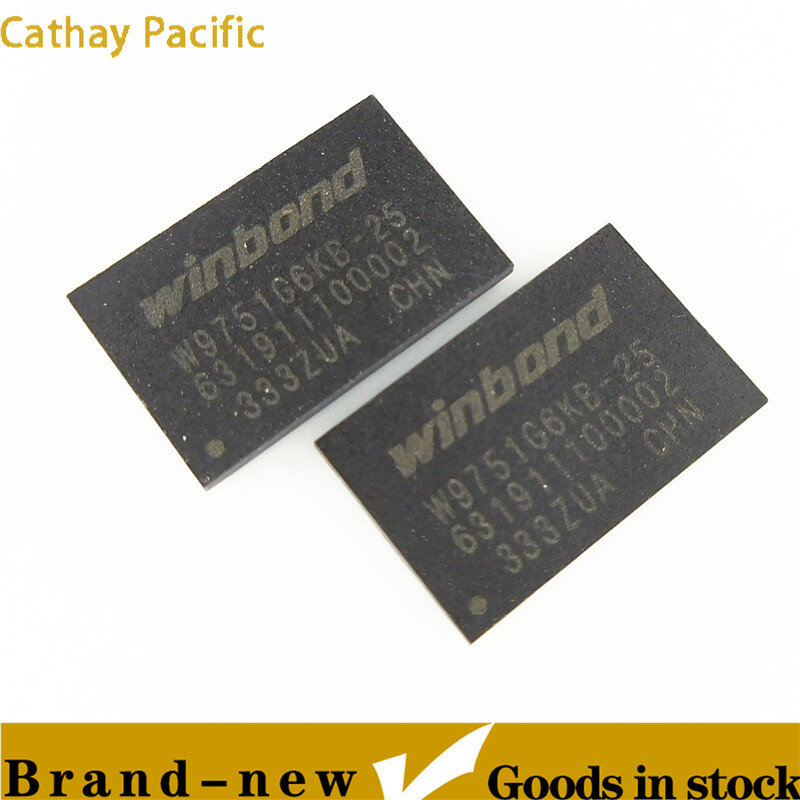 Chip de almacenamiento de memoria flash, dispositivo de una parada con un solo punto original nuevo, W9751G6KB-25 FBGA84 SMD DDR2