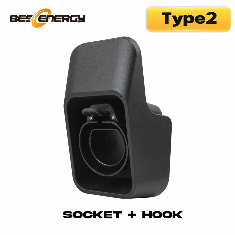 Connector Waterproof EV Charger Cable Holster for Type2 EVSE IEC 62196-2 Plug Holder Dummy Socket for Eletric Vehicle Handle