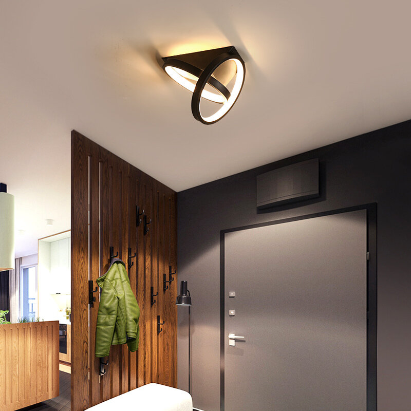 Lampu lorong Nordic, lampu gantung minimalis Modern, lampu langit-langit, ruang ganti, lampu balkon Led