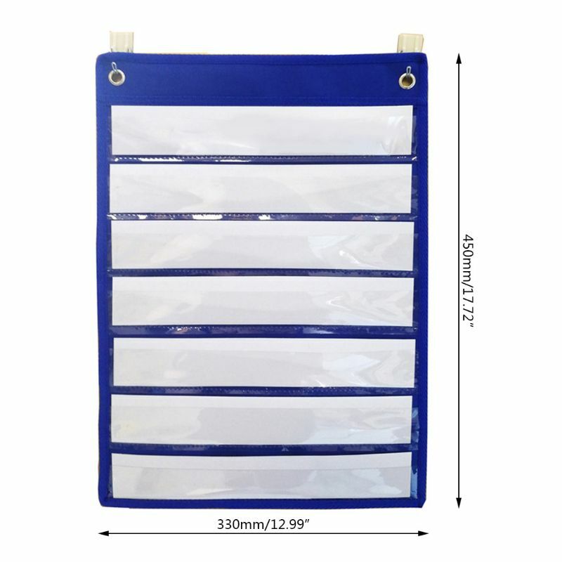 Magnetic Pocket Chart With 10 Dry Erase Cards For Standards Daily Schedule