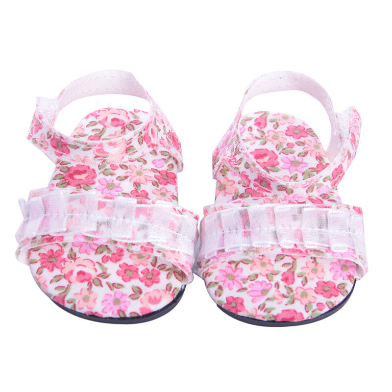 Doll Shoes Sandals Boots For 18 Inch American&43 Cm Baby New Born Doll Accessories Our Generation Girl's Doll Clothes Sandal Toy
