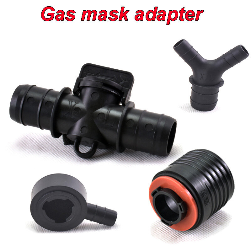 Praktische Atemschutz gas maske adapter Kompakte design Verbessern effizienz der verwendung von gas masken Schnalle und filter anschluss