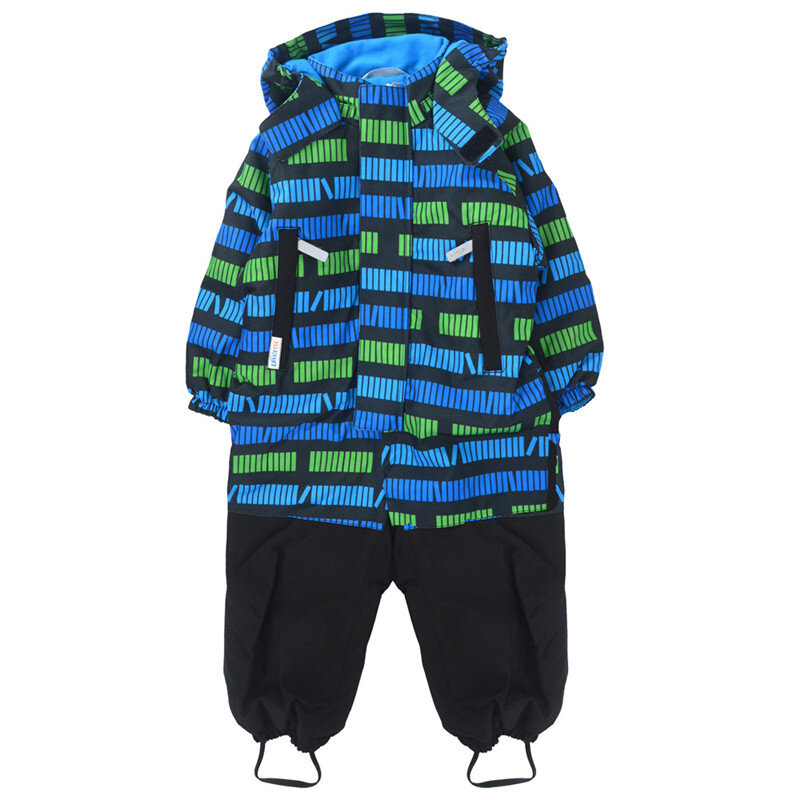 Children's winter outdoor jumpsuit ski suit windproof snow and water plus velvet ski jumpsuit2022