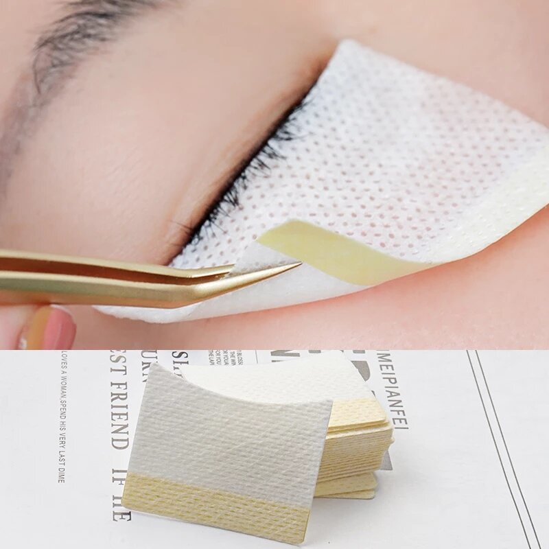 40 Stuks Wegwerp Katoenen Wimpers Patch Sticker Voor Het Verwijderen Van Wimpers Eye Pads Patch Wimper Extensie Vrouwelijke Make-Up Tools