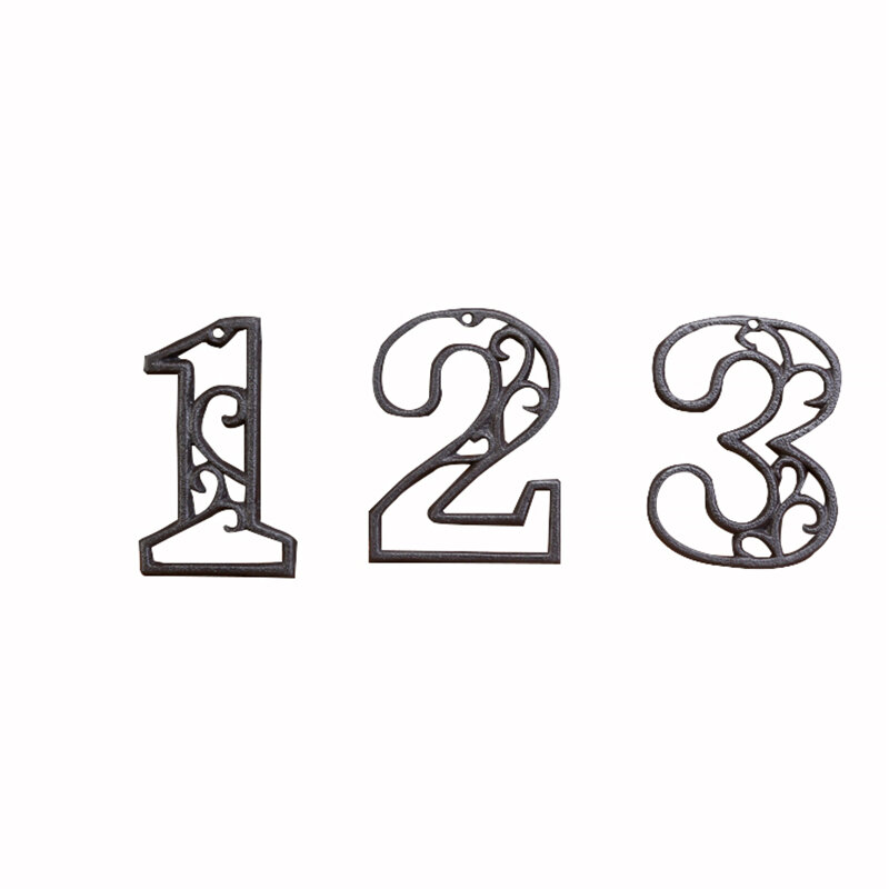 산업용 주철 집 번호, 미국 스타일 문 번호 주소, 홈 레스토랑 벽 거실용 맞춤형 번호