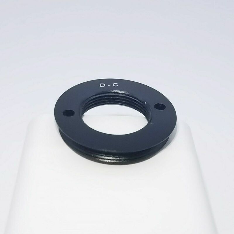 New D Mount Movie Mount To C mount for Moive Lens to Camera Adapter W/ Flange