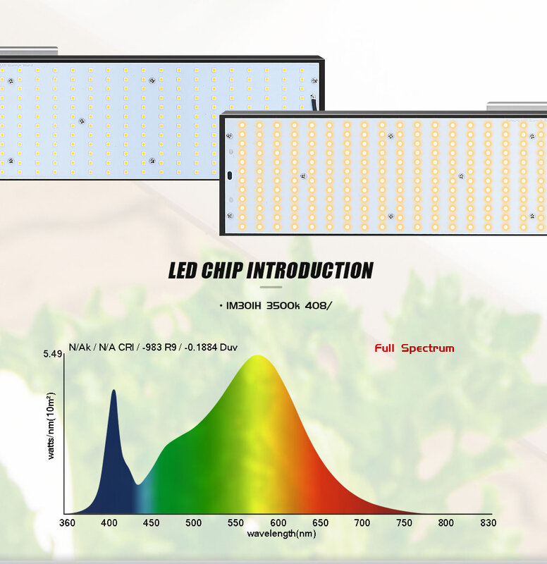 Флуоресцентная лампа-ng LM301H флуоресцентная лампа полного спектра 240 Вт 480 Вт 720 Вт lm301h evo 3000K нм, Veg/Bloom state Meanwell driver