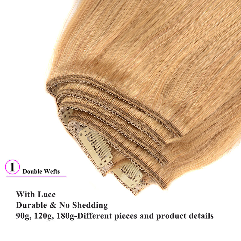 Showcoco Haarverlenging 100% Remy Clip In Human Hair Extensions Koreaanse Haar Clips Silky Straight Clip In Haar